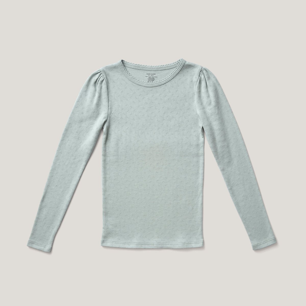 SOOR PLOOM 】Pouf Tee-Oasis Pointelle | MIK & CO
