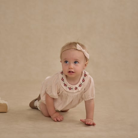 【 Rylee + Cru 】   LULA ROMPER || PETAL GINGHAM