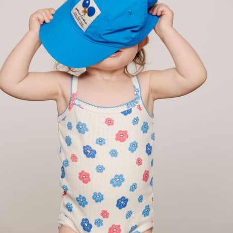 【 MINI RODINI 】Table tennis patch nylon cap -Blue