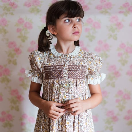【 little cotton clothes 】Elizabeth Dress Yarrow Floral