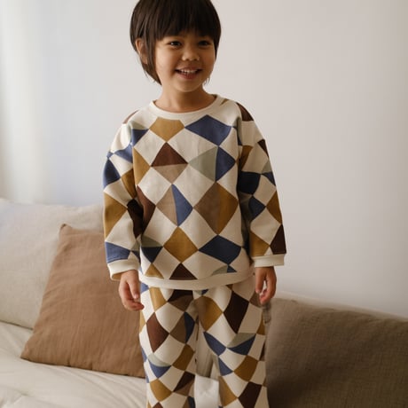 【organiczoo】 Kite Patchwork Sweatshirt Undyed