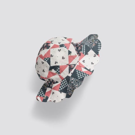 【 little cotton clothes 】Scalloped Hat Patchwork Floral
