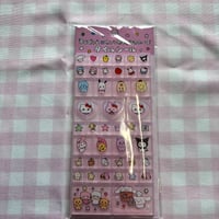 【sanrio】チェゴシム×サンリオ タイルシール ピンク