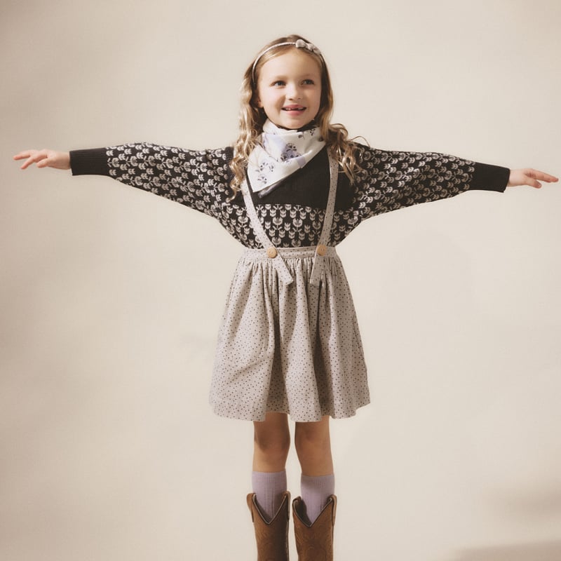 SOOR PLOOM 】 MAVIS SKIRT, Needlepoint Print, SOOR PLOOM 】 MAVIS SKIRT, Needlepoint Print,