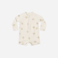 【Quincy Mae】LONG SLEEVE ONE-PIECE RASHGUARD || SUNBURST