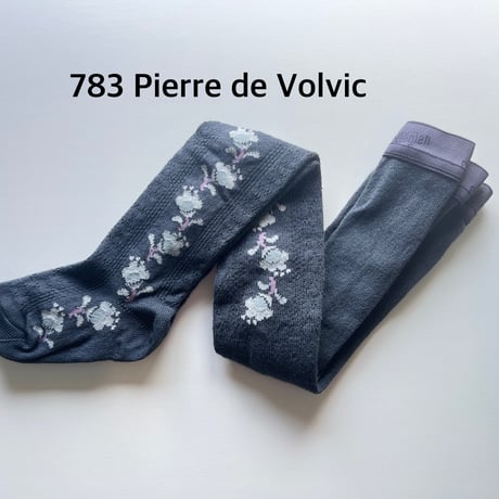 【 Collegien 】5599 Anthéa - Jacquard Flower Pointelle Tights