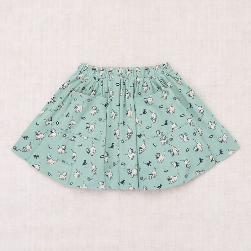 Misha & Puff ケーブル編みスカート カーキ 6y Misha & Puff / Skating