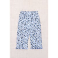 【Misha&Puff】 RUFFLE PEDAL PUSHER (BLUE RIBBON LISSE FFIELDS)