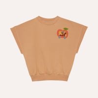 【The Campamento＆Zoey Kim】Squirrel Sweat T-shirt - CAMEL