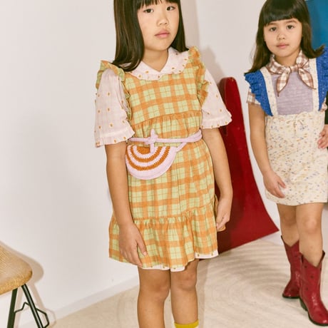 【Misha&Puff】 VOYAGE DRESS (AZALEA BLOSSOM PLAID)