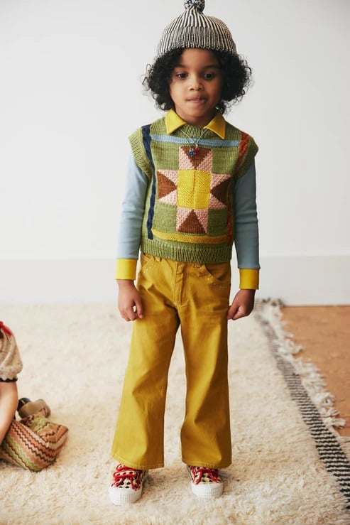 misha&puff ベスト Misha&Puff】Nova Quilt Vest -394 Sprig | MIK & CO