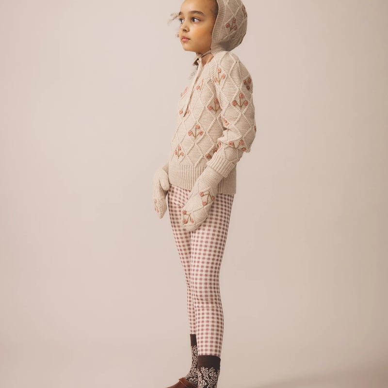 SOOR PLOOM 】Stretch Legging-Gingham Print, Ch