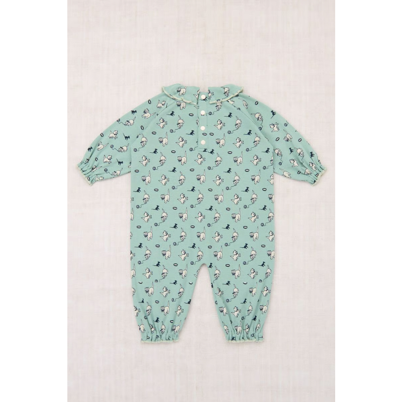 misha&puff Pierrot 6-12m ピエロ ミーシャアンドパフ Pierrot Onesie ピエロ ロンパース 6-12