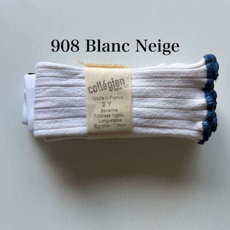 【 Collegien 】5985 Severine - Lettuce-trim Ribbed Footless Tights