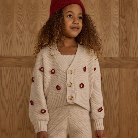 【 Rylee + Cru 】   BOXY CROP CARDIGAN || RUBY DAISY