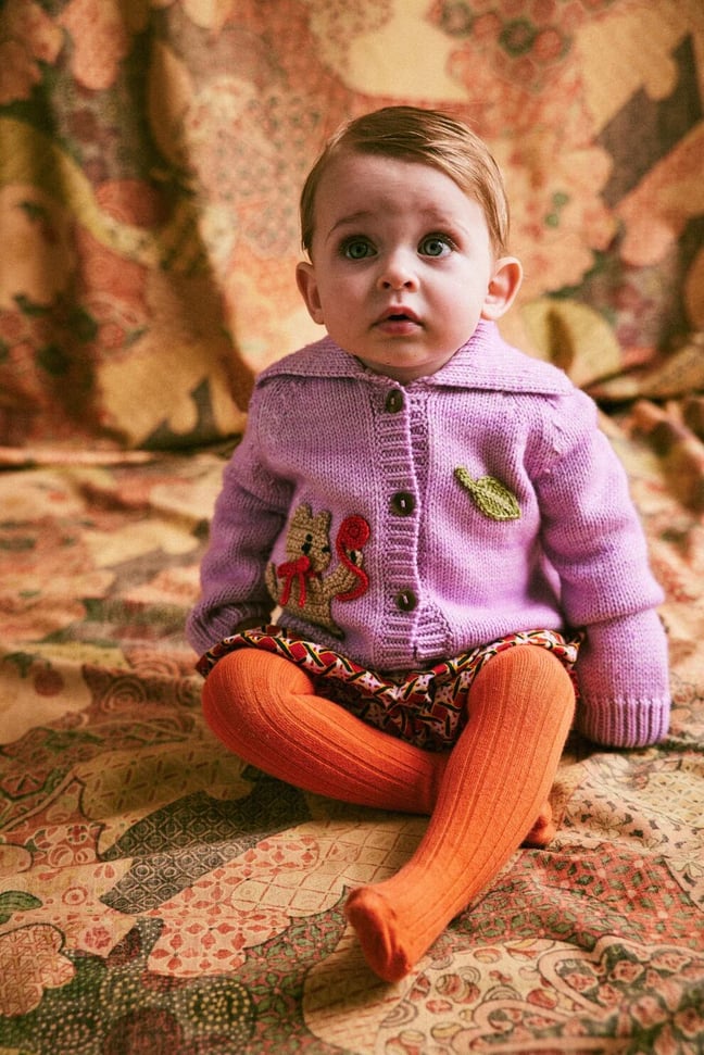 Caramel baby and 真っ黒い child フラミンゴコート 4y 新品 