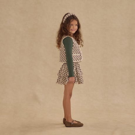 【 Rylee + Cru 】ROSE MINI SKIRT || HARVEST FLORAL