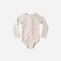 【 Rylee + Cru 】DELPHINE RASHGUARD ONE-PIECE || BLOSSOM