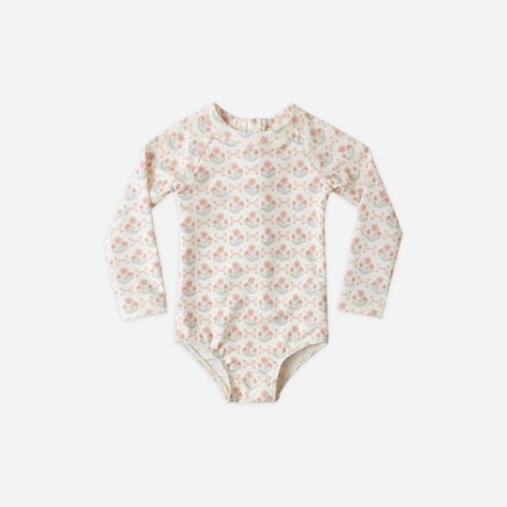 【 Rylee + Cru 】DELPHINE RASHGUARD ONE-PIECE || BLOSSOM