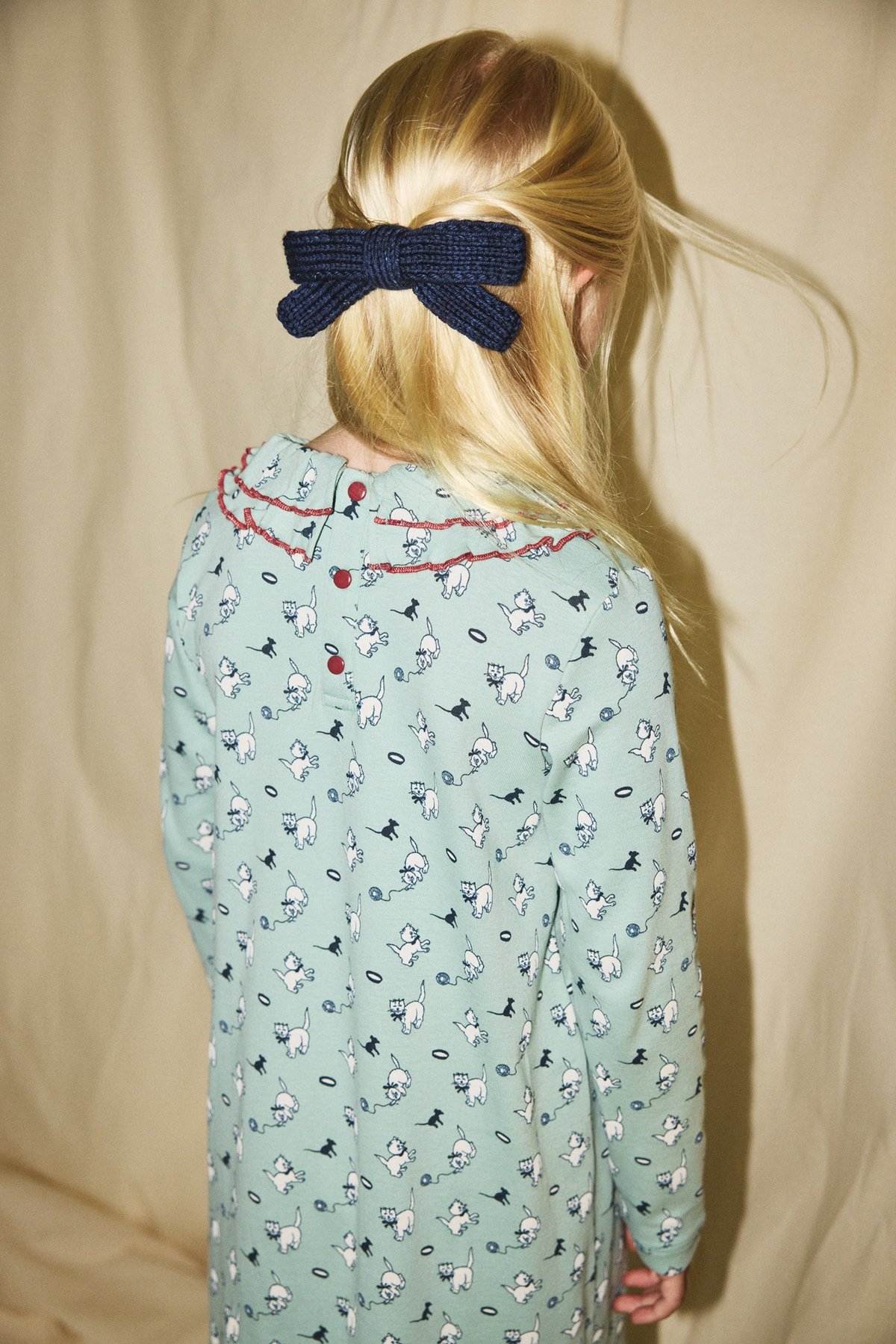 新品・未使用♡ misha&puff sweetheart dress ♡ Misha&Puff】Sweetheart Dress (Sage Cat & Mouse)