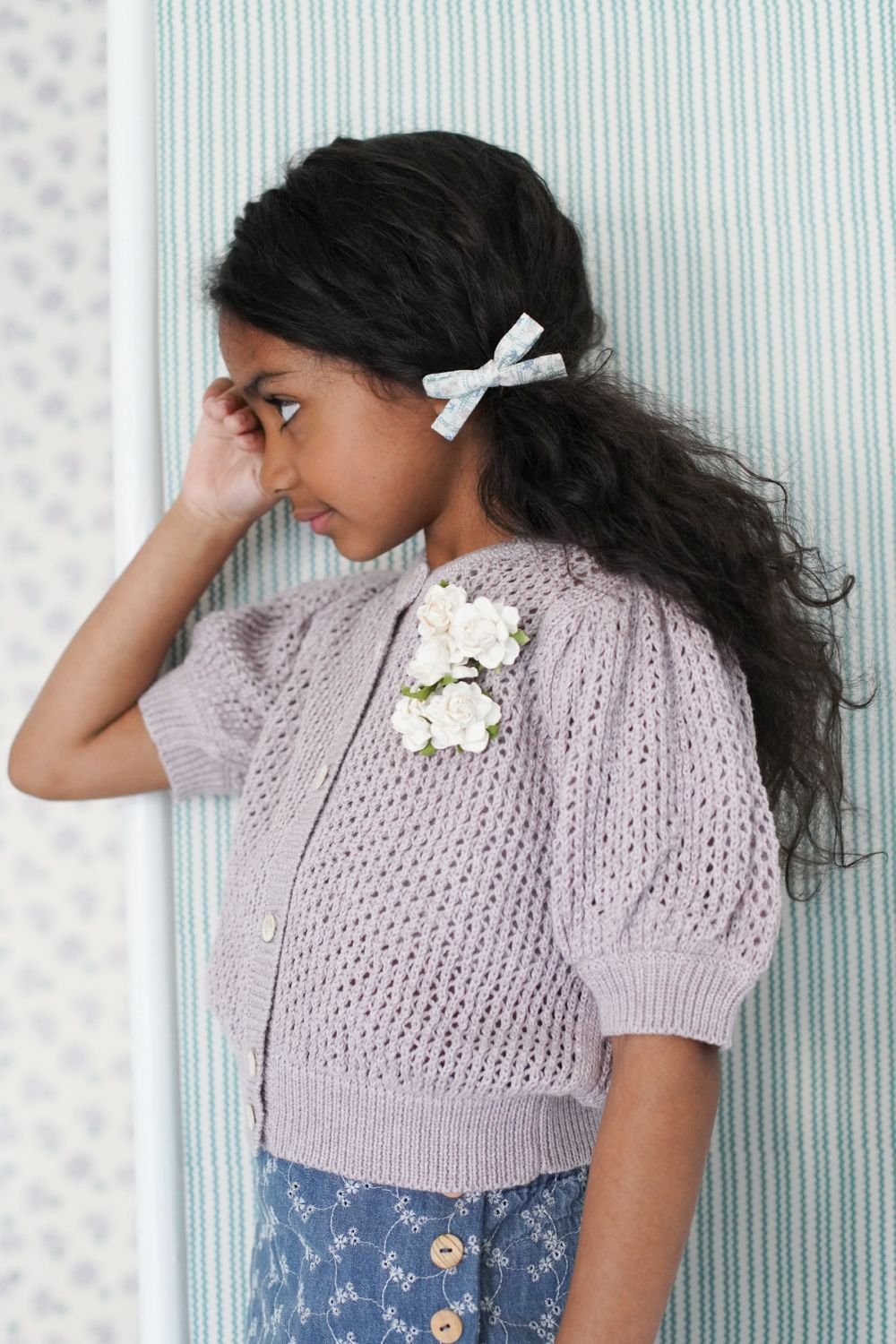 SOOR PLOOM 】 OLIVE SKORT, EMBROIDERED DENIM |