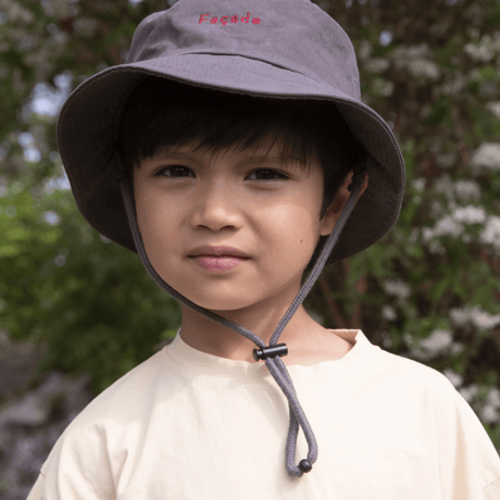 【Façade】 Refu - Camping hat - Asphalt