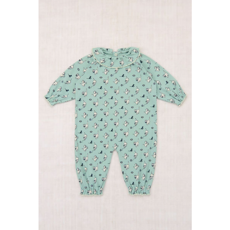 Misha&Puff】Baby Pierrot Onesie (Sage Cat & Mou