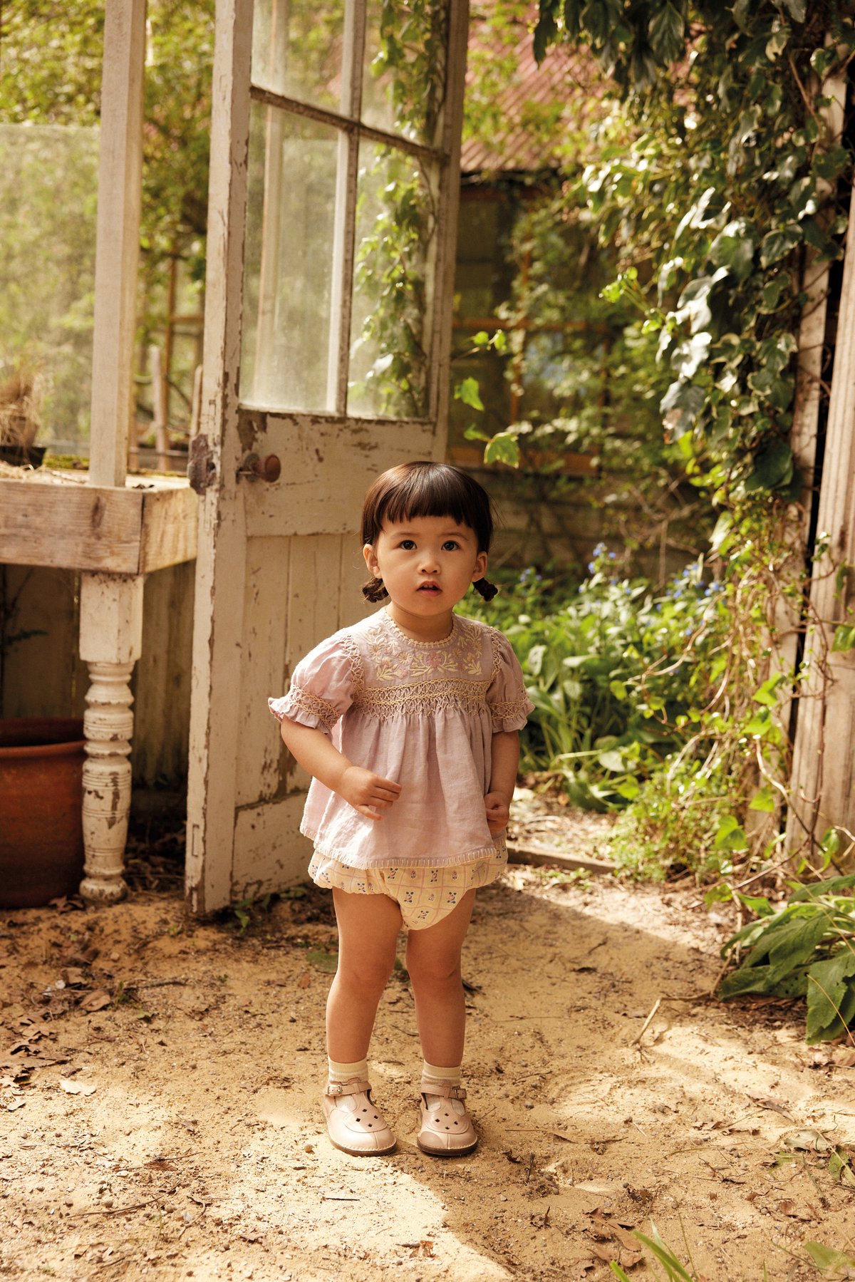 Apolina 】 BABY LULA BLOOMER - ROSEPANEL CREAM