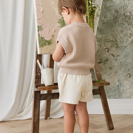 【 Jamie kay 】 JKFP262070  ｺｯﾄﾝﾂｲﾙｼｮｰﾄﾊﾟﾝﾂ Natura OWHT （size 80~100）