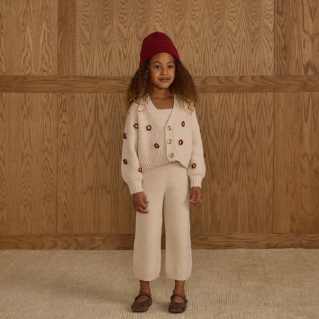 【 Rylee + Cru 】   BOXY CROP CARDIGAN || RUBY DAISY
