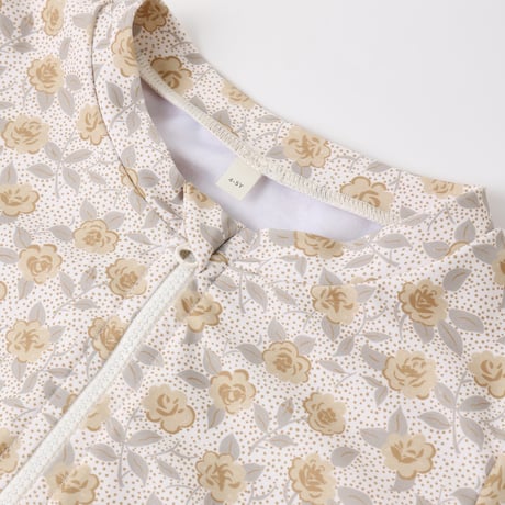 【 Rylee + Cru 】CROP RASHGUARD SET || YELLOW FLORAL