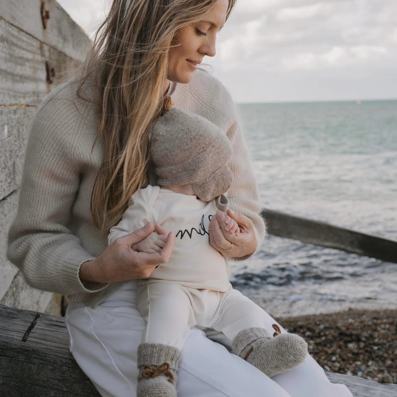 organic zoo】 Undyed Milk Playsuit | MIK & CO