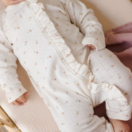 【Quincy Mae】 RUFFLE JUMPSUIT || PETIT FLEUR