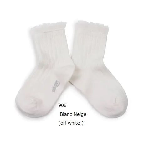 【collegien】3457 Margaux Tulle Ankle Socks