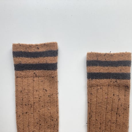 【collegien】8570 Noa - Ribbed Nepp Varsity Knee-high Socks