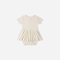 【Quincy Mae】POINTELLE SKIRTED BODYSUIT || PETIT FLEUR