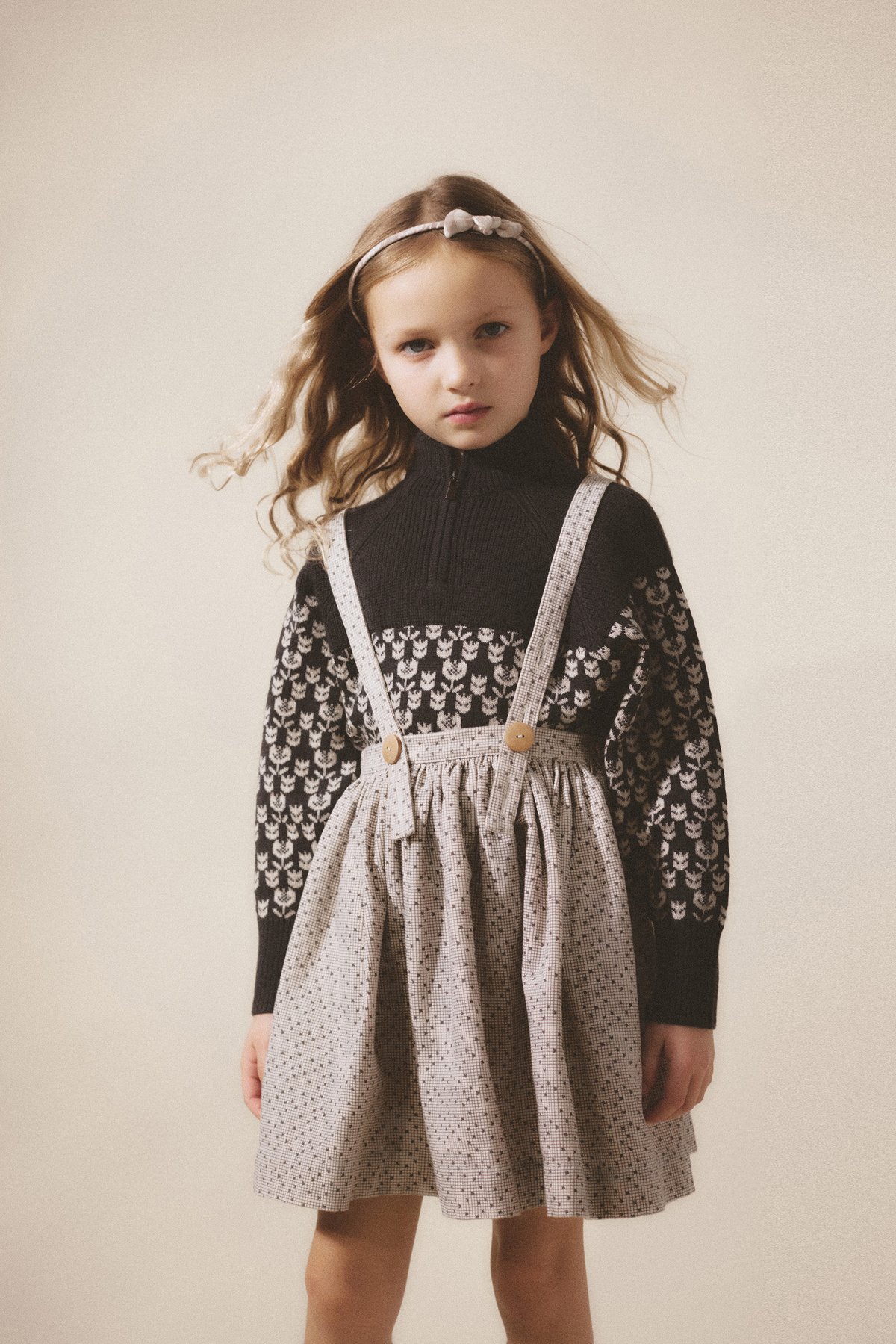 SOOR PLOOM♡Mavis skirt gingham 6Y