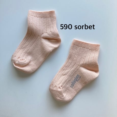 【collegien】3450 La Mini - Ribbed Ankle Socks