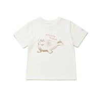 【 gelato pique 】 PKCT262452 KIDS冷感ｼｰｱﾆﾏﾙ柄ﾜﾝﾎﾟｲﾝﾄT PNK（size 90~120）
