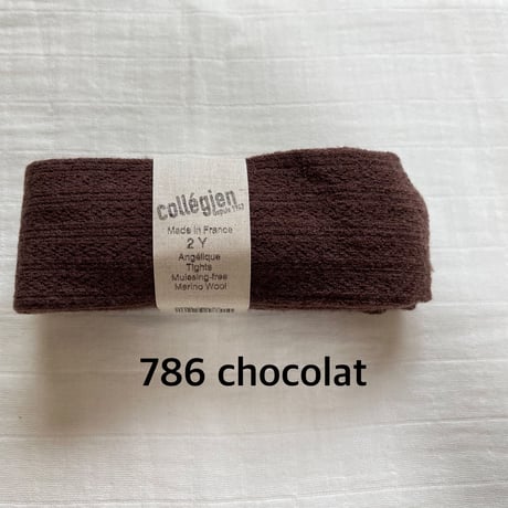 【Collegien】5993 Angélique - Pointelle Merino Wool Tights