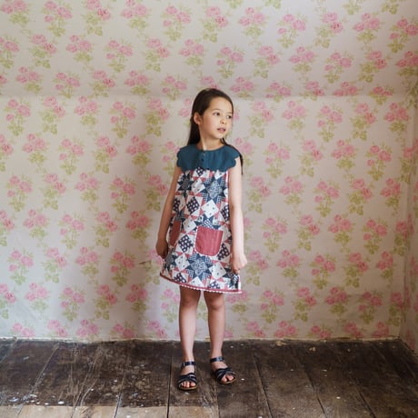 【 little cotton clothes 】Hannah Dress Patchwork Floral