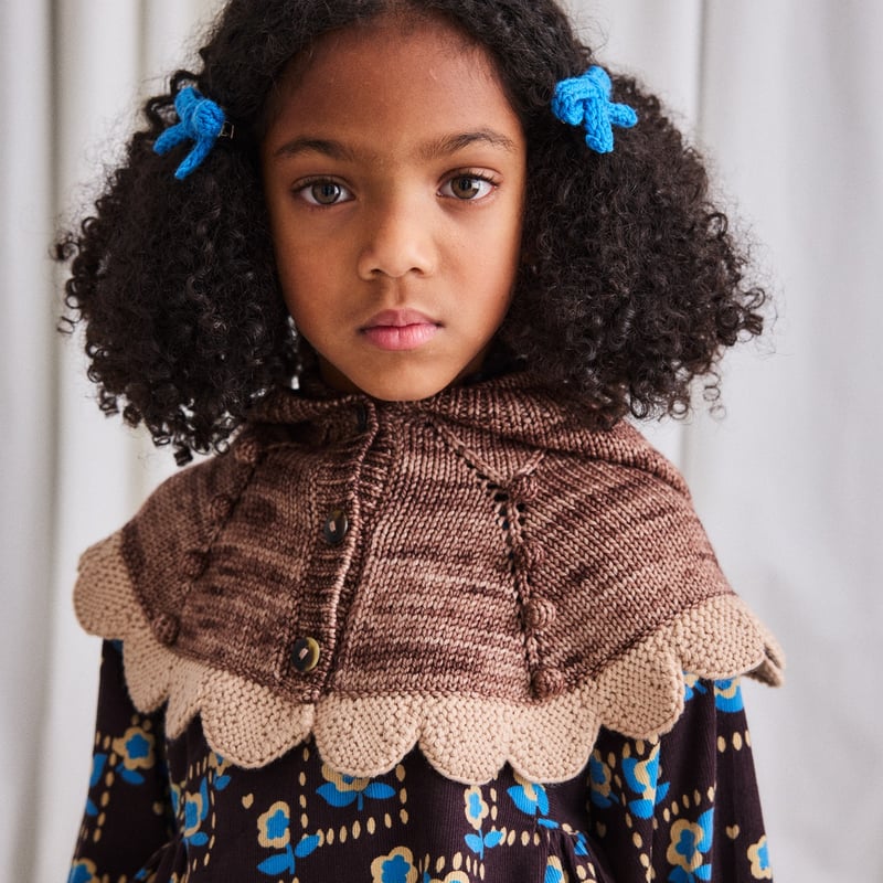 Misha&Puff】Corduroy Zora Blouse (Raisin Window