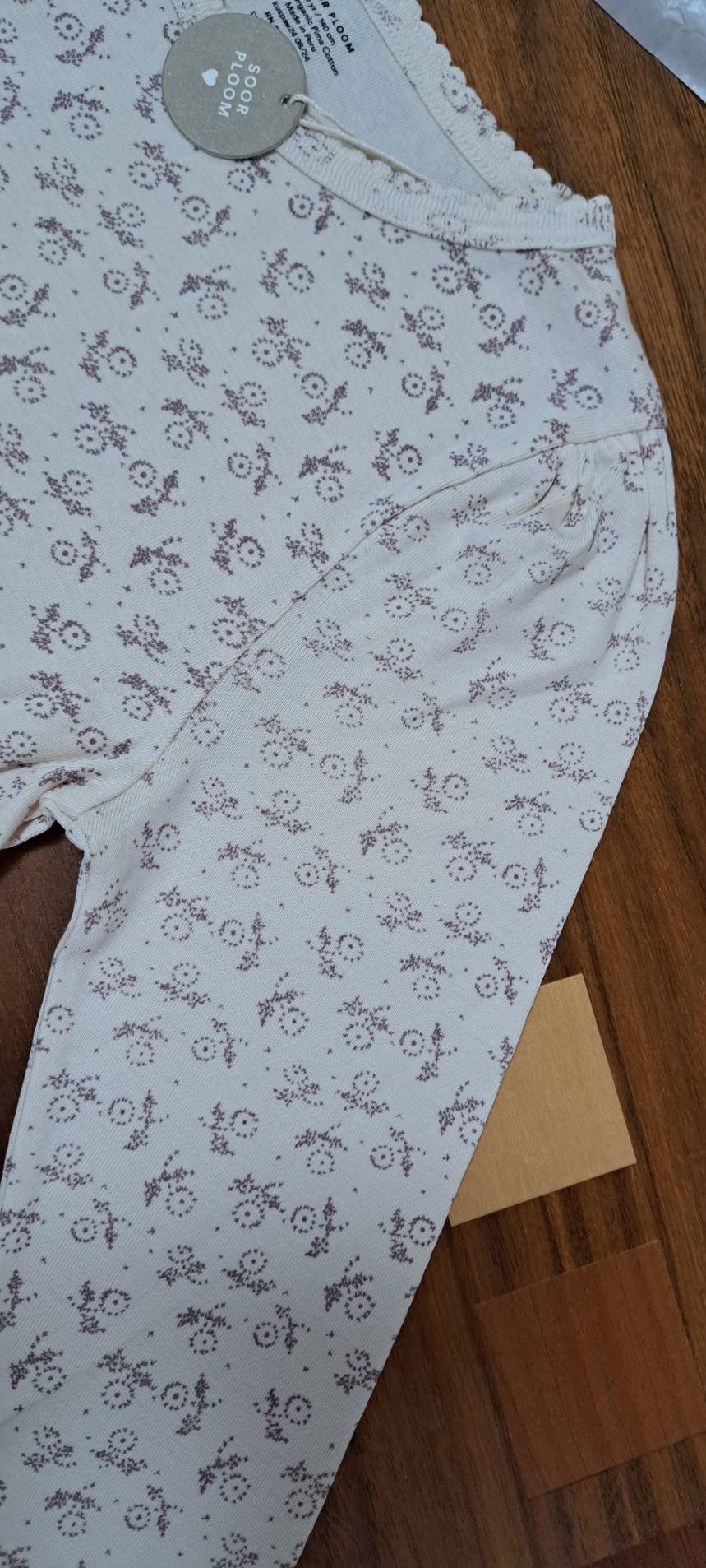 SOOR PLOOM 】POUF TEE, Berry Stitch Print, Sug 