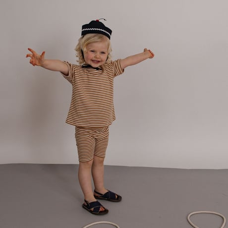 【organic zoo】 Copper Stripes Biker Short