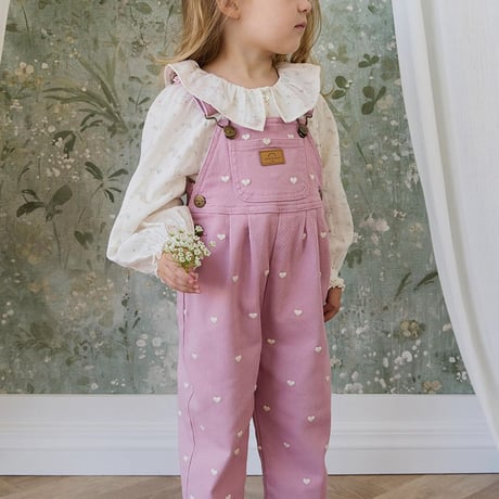 【 Jamie kay 】 JKFO262013  ｺｯﾄﾝﾂｨﾙｵｰﾊﾞｰｵｰﾙ Petit PNK（size 80~120）