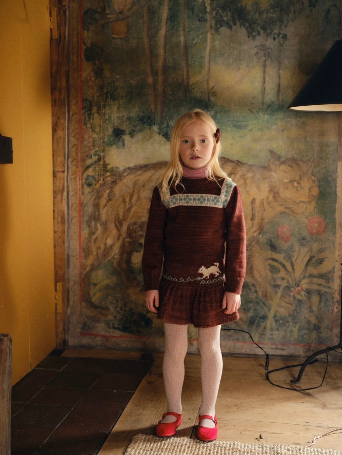 Misha&Puff】Kitten Tangle Skirt (Madder Root) |