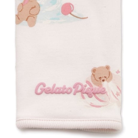 【 gelato pique 】 PBGG262526 BABYｱｲｽﾍﾞｱ柄ｻｯｷﾝｸﾞﾊﾟｯﾄﾞ CRM