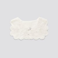 【 little cotton clothes 】Embroidered Scalloped Collar