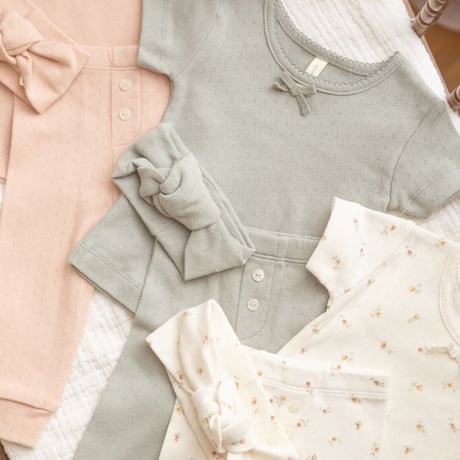 【Quincy Mae】POINTELLE TEE + LEGGING || PETIT FLEUR