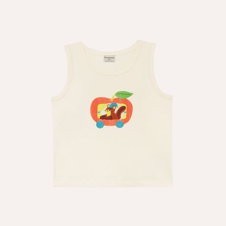 【The Campamento＆Zoey Kim】Squirrel  Tank Top- ECRU